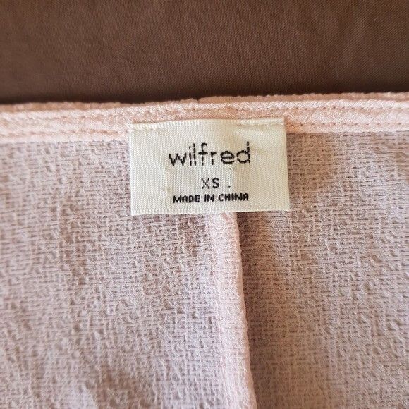 Wilfred Aritzia Women's Dress Babydoll Sz  XS Y2K Soft Girl Boho, Bohemian Pink - Picture 8 of 12